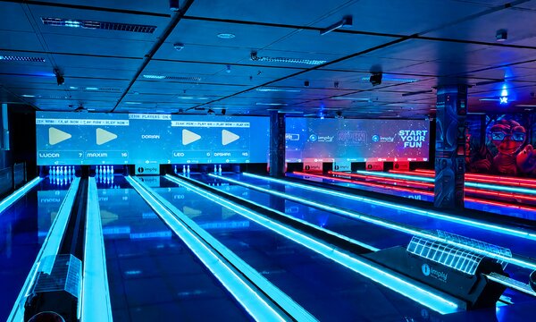 Bowlingbahnen in der Wollhouse Action Zone Heilbronn Bowlingbahnen in der Wollhouse Action Zone Heilbronn