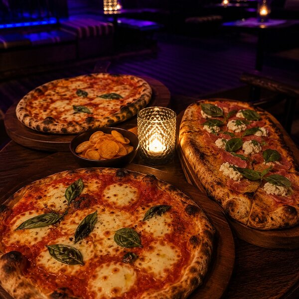 Pizza und Pinsa in der Action Zone im Wollhouse Heilbronn