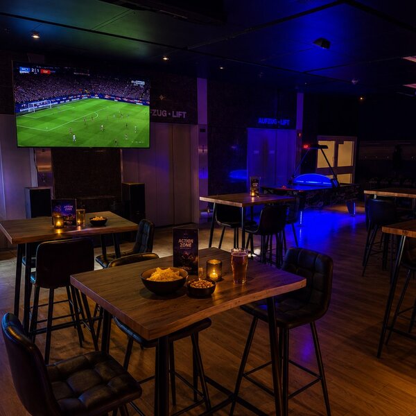 Sport Bar in der Action Zone im Wollhouse Heilbronn