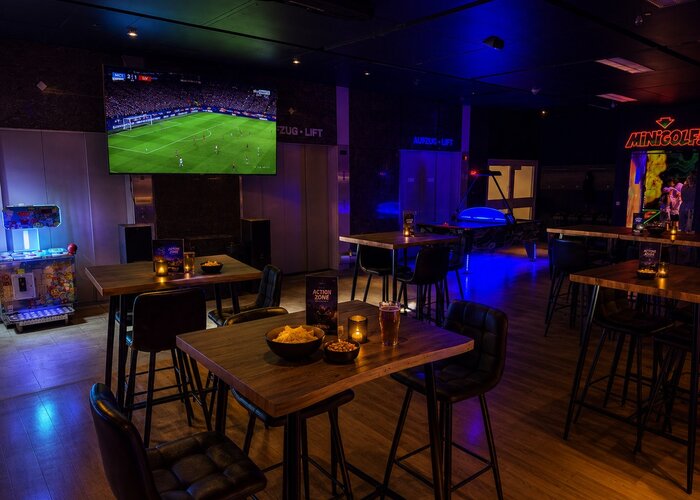 Sport Bar Ausklang in der Action Zone im Wollhouse Heilbronn