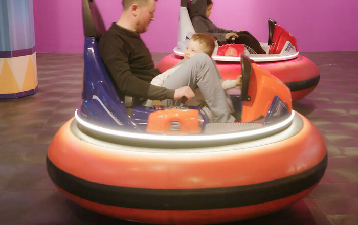 Bumpercars in der Wollhouse Play Zone Heilbronn