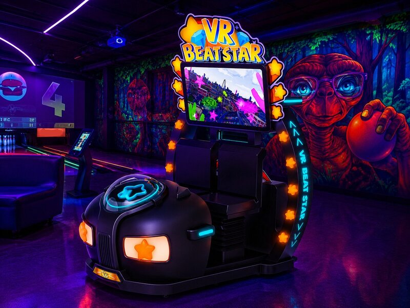 VR Coaster &mdash; VR BeatStar Simulator in der Action Zone Wollhouse Heilbronn