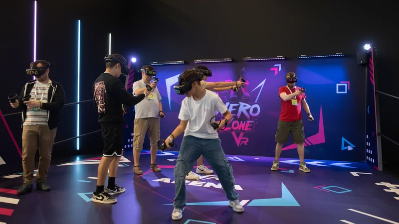 VR-Arena in der Action Zone im Wollhouse Heilbronn