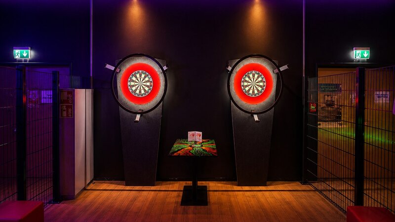Steel-Darts in der Action Zone im Wollhouse Heilbronn