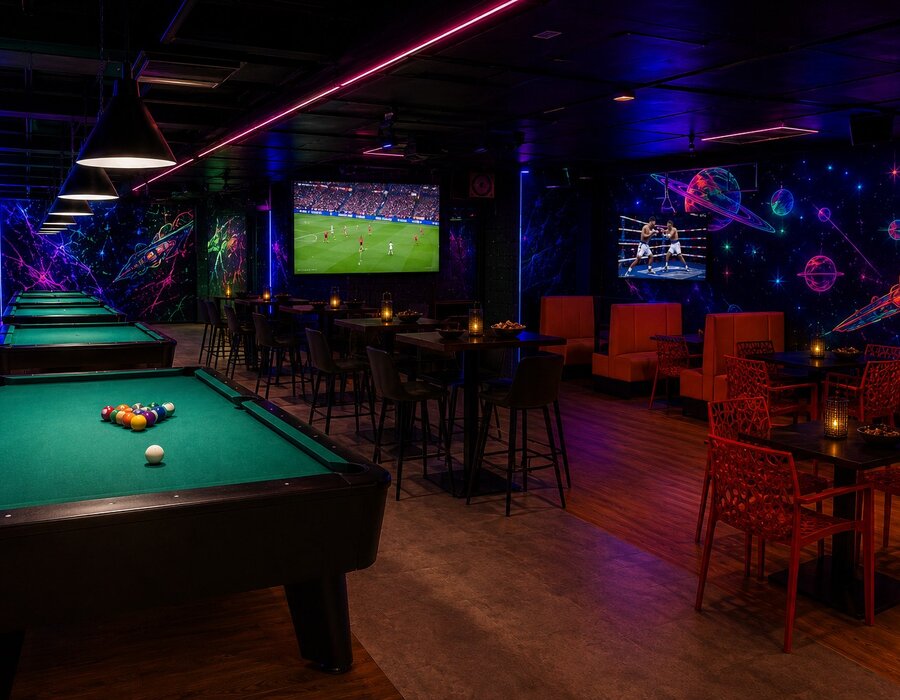 Sport Bar in der Action Zone im Wollhouse Heilbronn